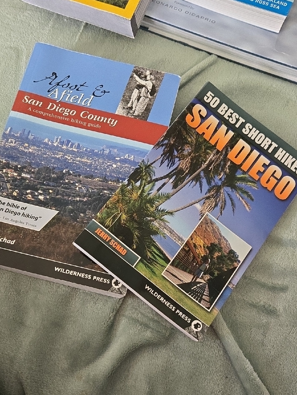 San Diego Hiking Guide Book Bundle Of Two Books - By Jerry Schad